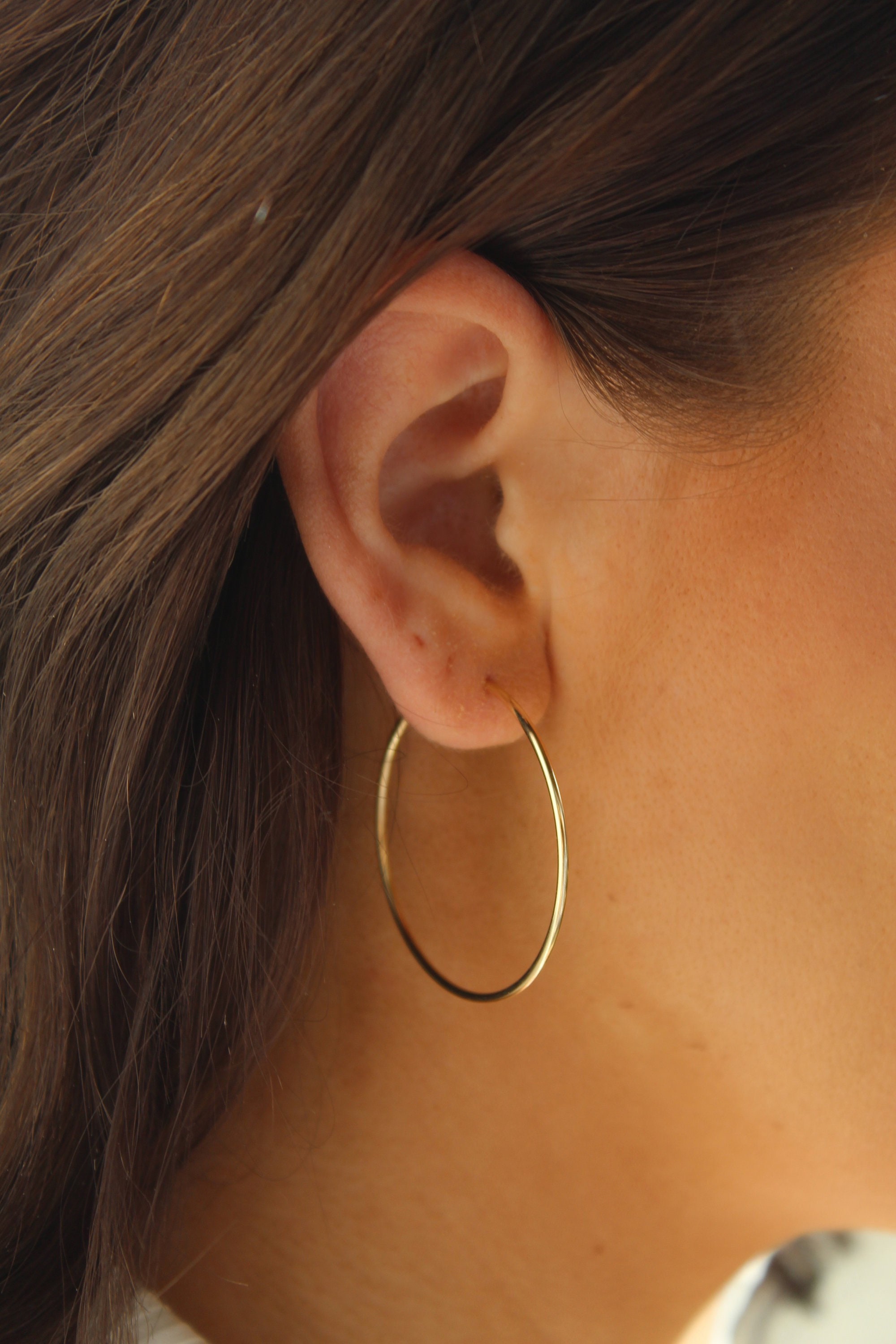 14K Gold Hoop Earrings, Gold Earrings, Gold Hoops, Hoop Earrings, Minimalist Gold Earrings, Hoop Earring Gold, Big Gold Hoops, Large Hoops