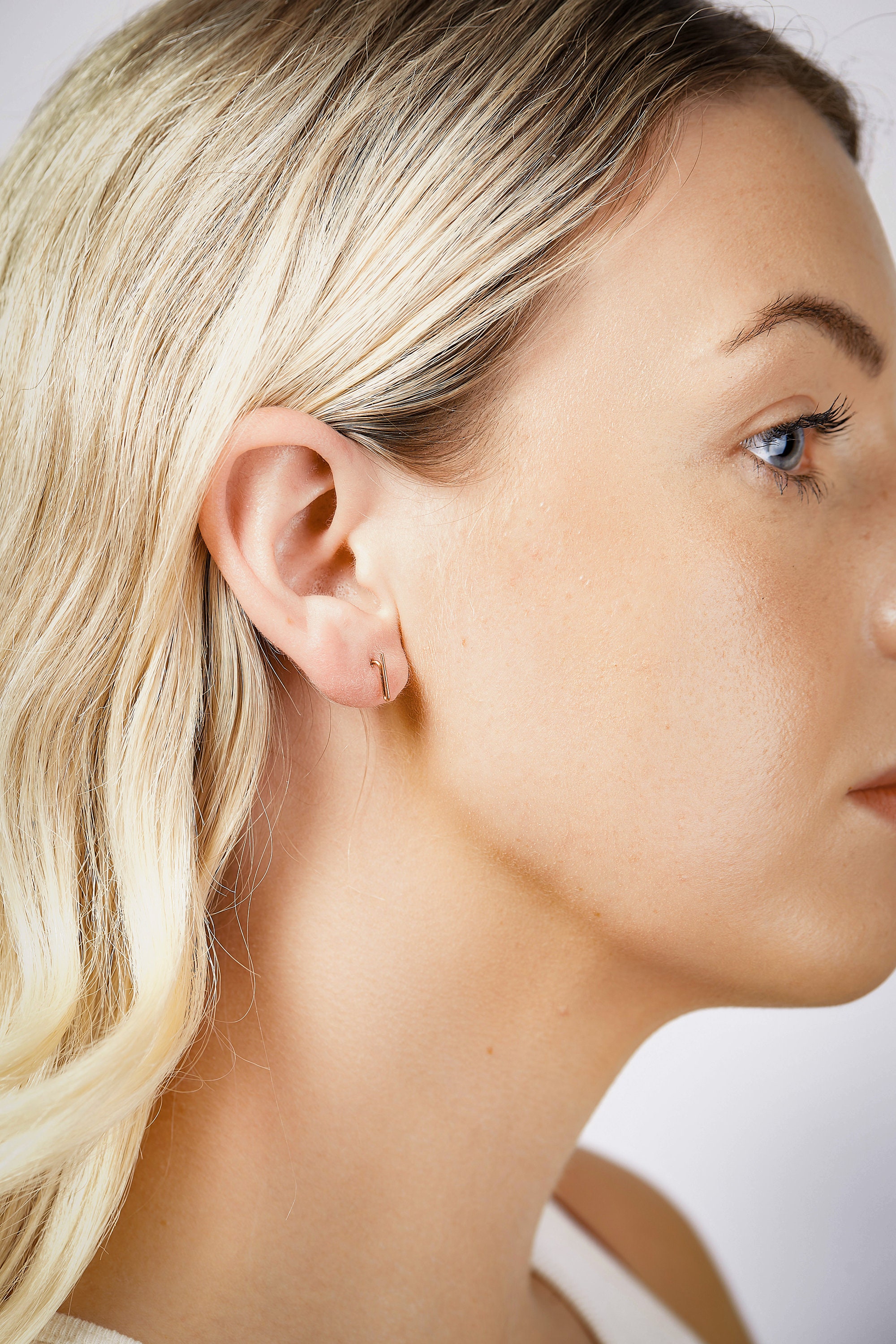 Copper Earrings Copper Bar Earrings Copper Stud Earrings Etsy UK