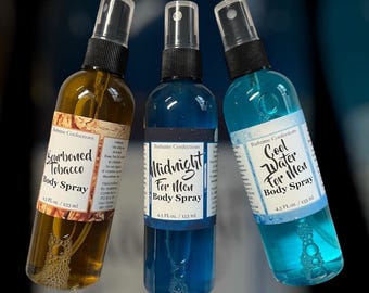 Men’s Body Spray, Fragrance Types
