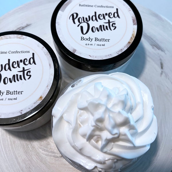 Powdered Donuts Body Butter, Thick Lotion