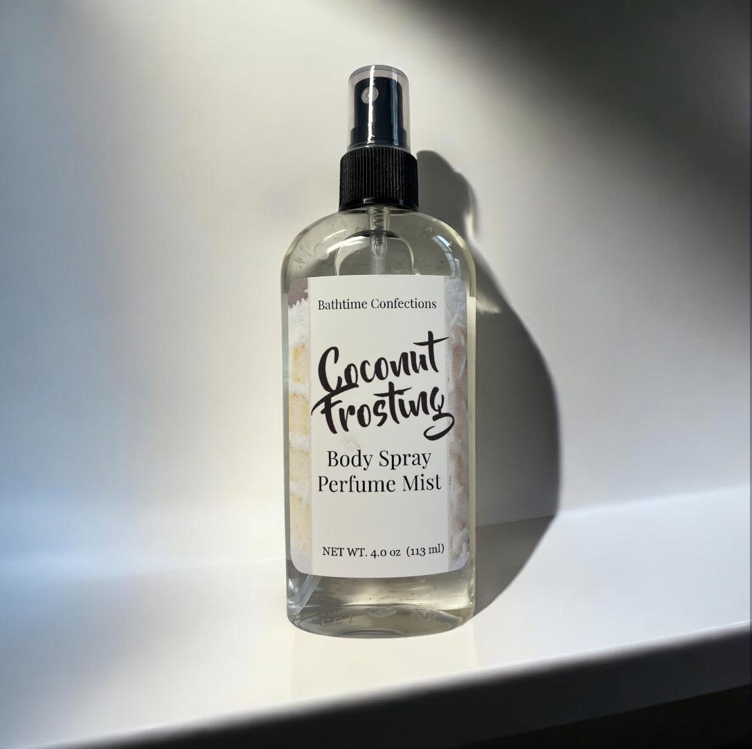 Coconut Frosting Perfume Mist, Body Spray, Body Mist
