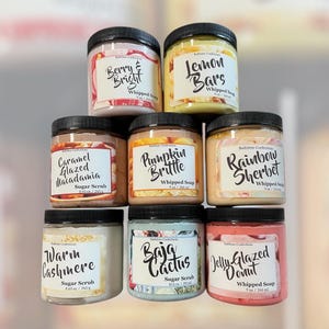 Whipped Soap and Sugar Scrub Clearance