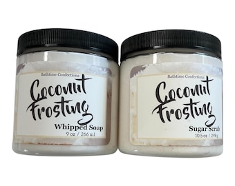Coconut Frosting Discounted Whipped Soap or Sugar Scrub