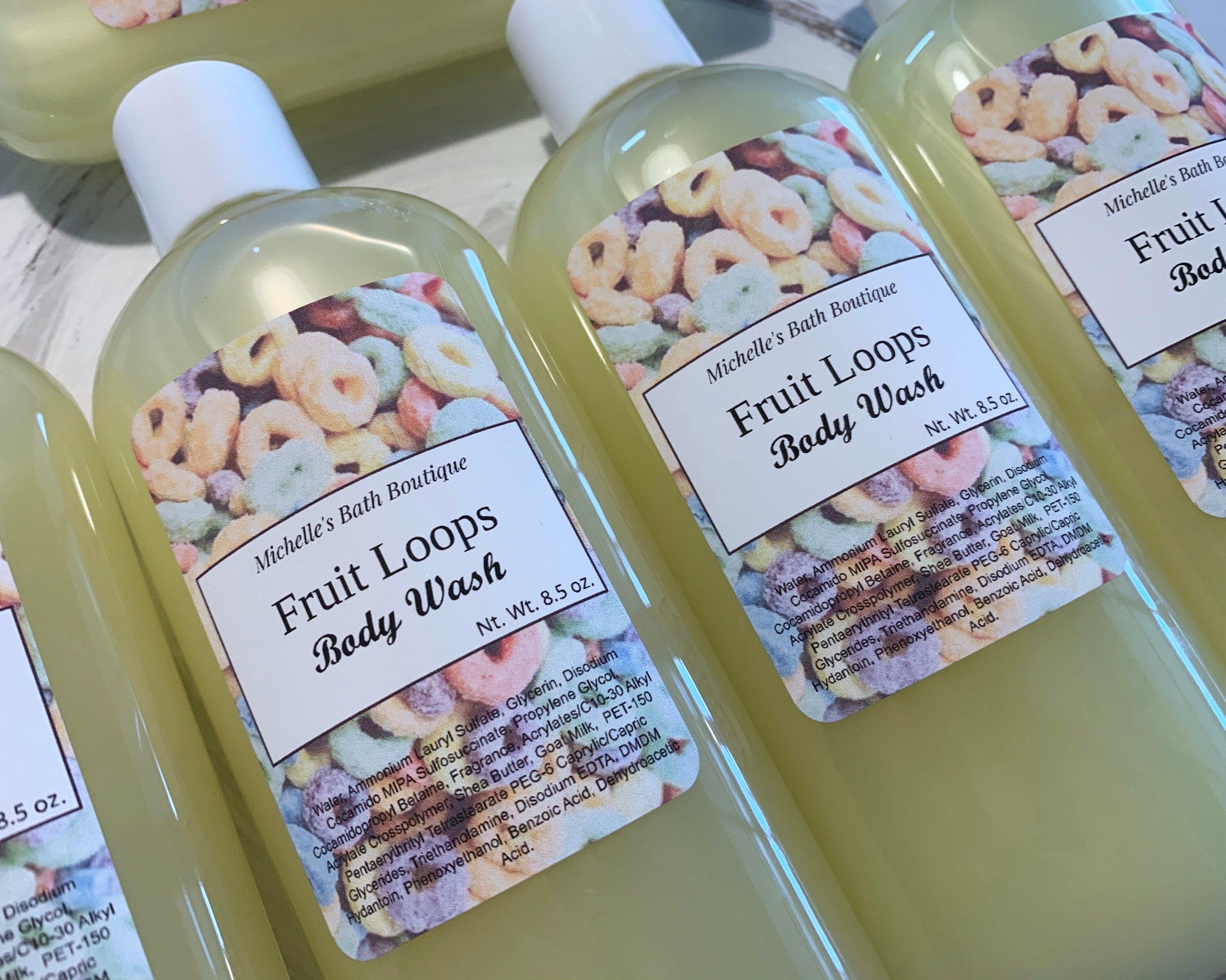 Fruit Loops Body Wash, Made with Goat Milk