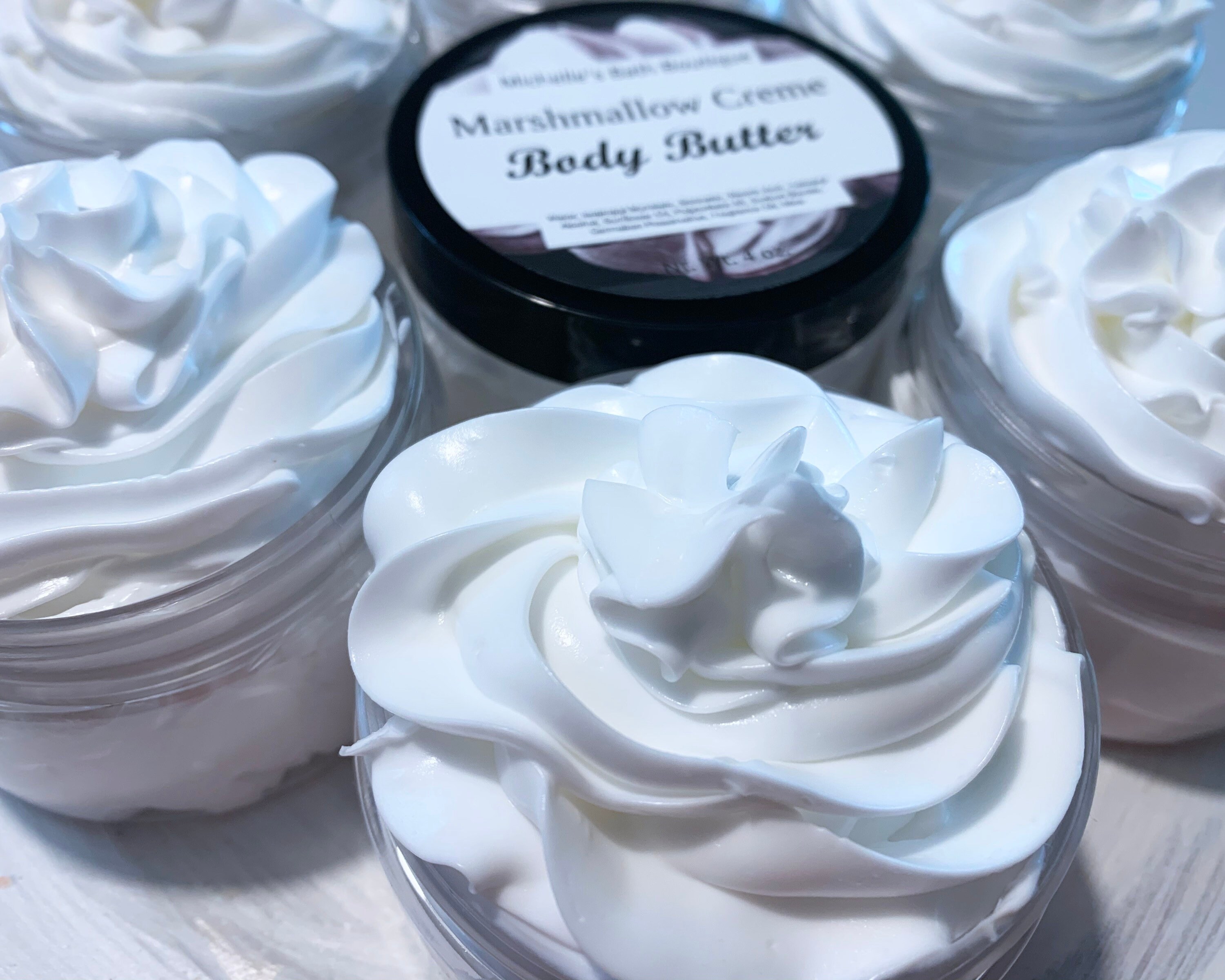 Marshmallow Creme Body Butter Thick Lotion Hand & Body Cream Etsy UK