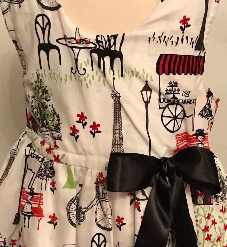 Girls Paris dress Ready to ship with FREE SHIPPING