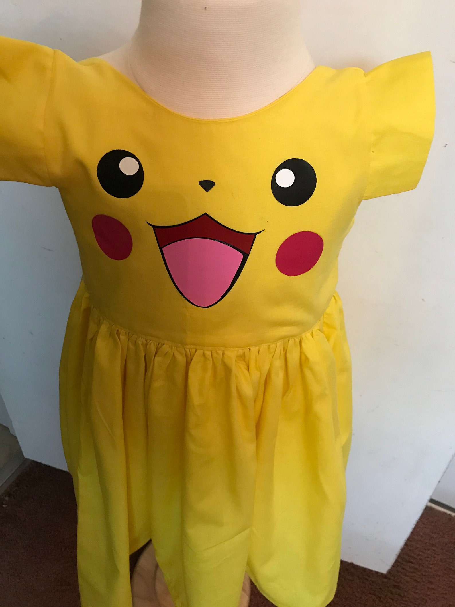 Pikachu Girls Dress Pikachu Party Pikachu Birthday Pikachu | Etsy