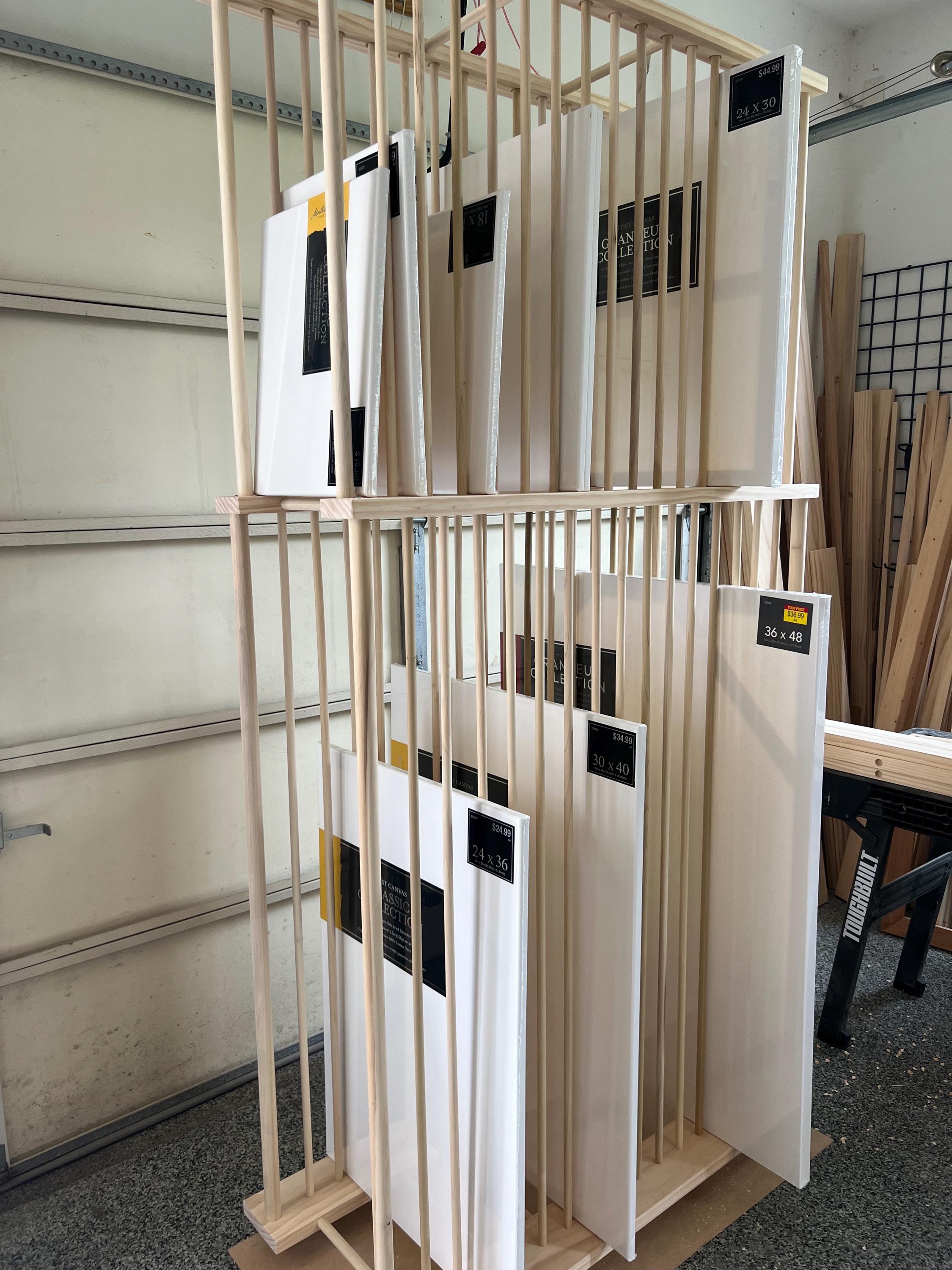 Custom Art Storage Racks - Contact for Custom Order - Racks to Hold ...