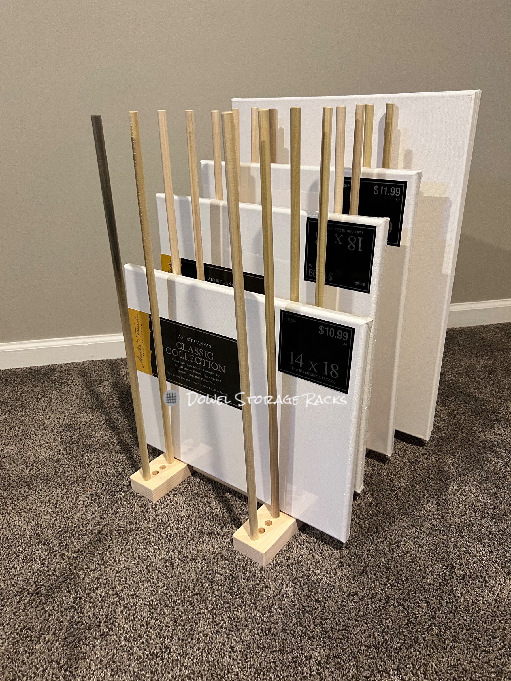 Storage Rack for Large Artwork