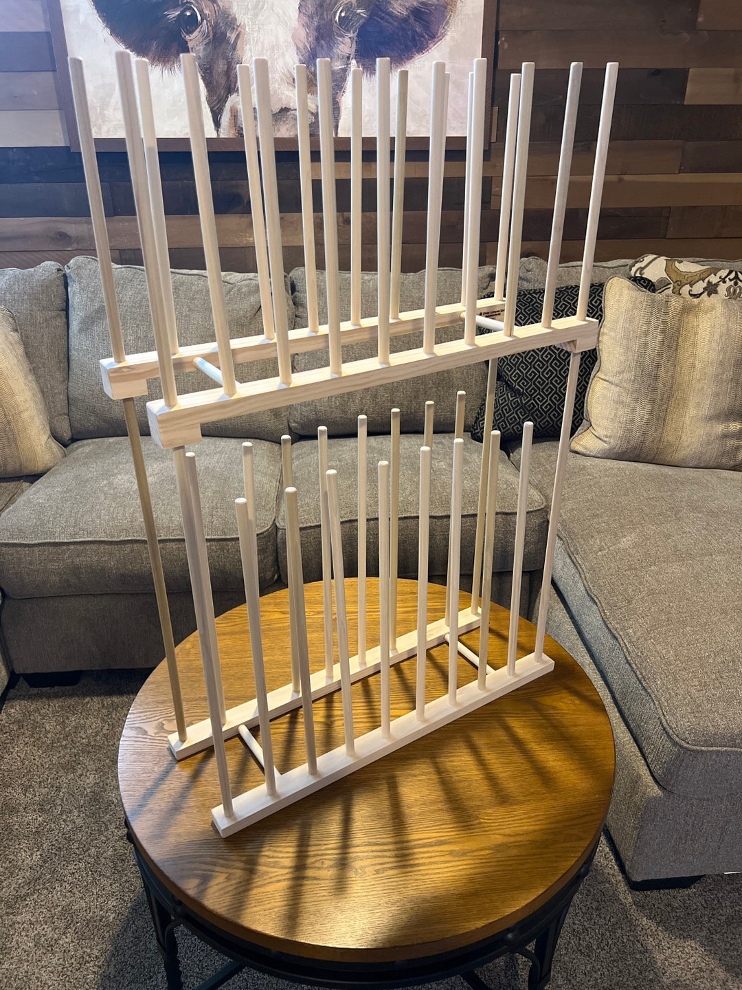 Small Two Tier Art Storage Rack 24 Long X 8 Wide Outlet Please Read ...