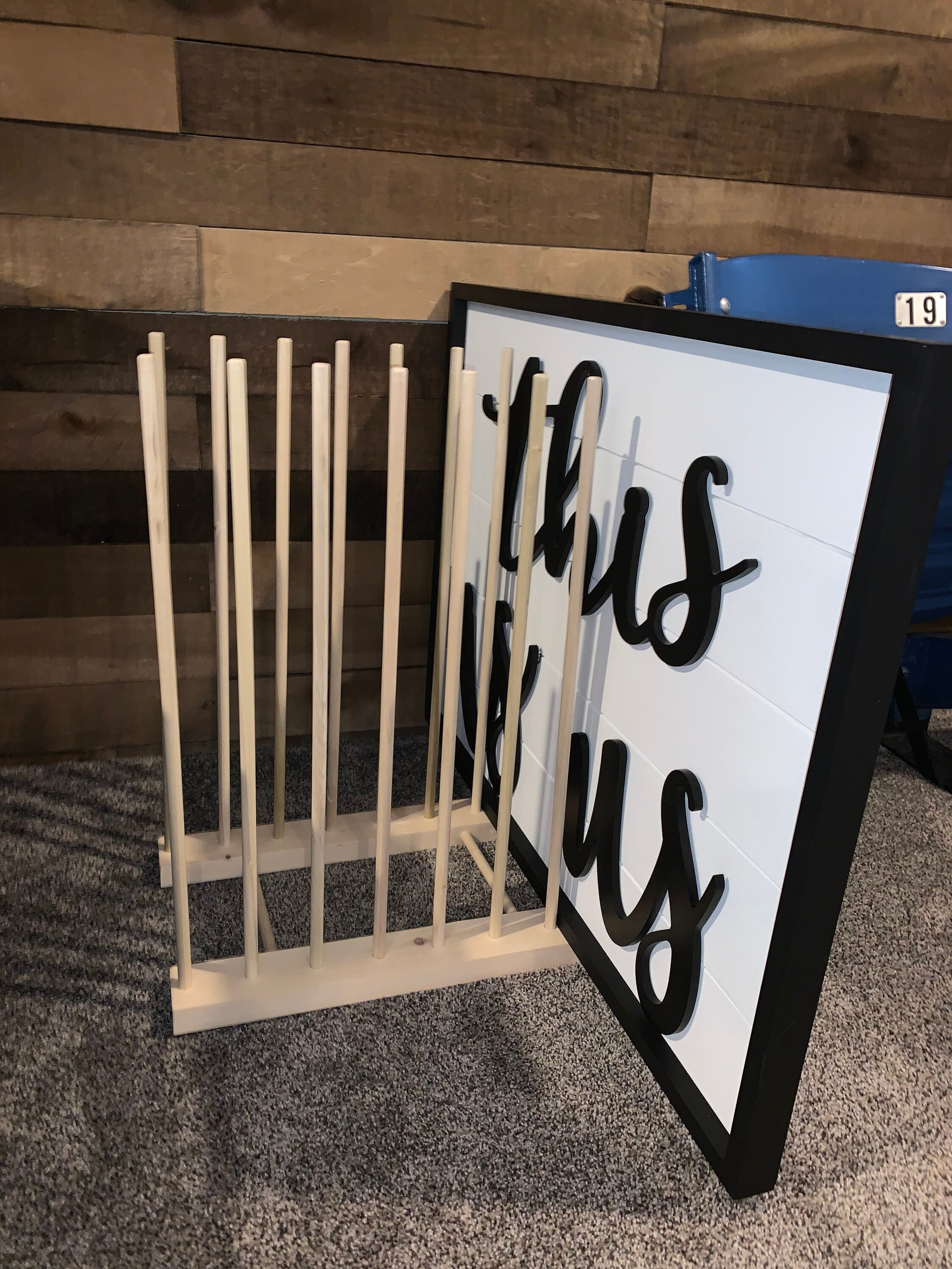 Art Storage Rack For Framed Art Picture Frame Canvas Etsy