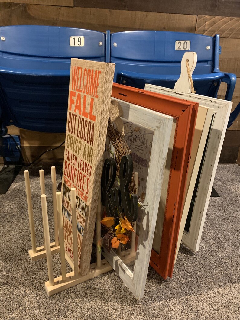 Adjustable Art Storage Rack For Framed Art Picture Frame Etsy