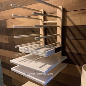 Wall Mount Art Storage / Drying Rack