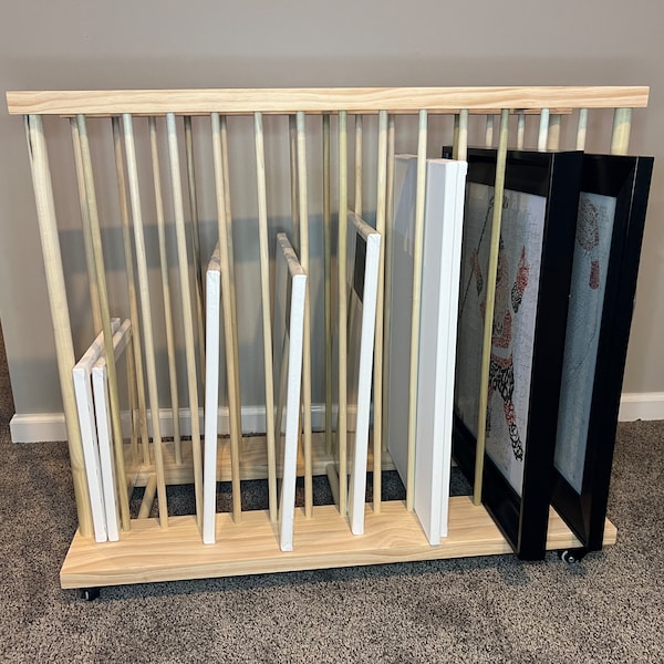 Canvas Art Storage Etsy