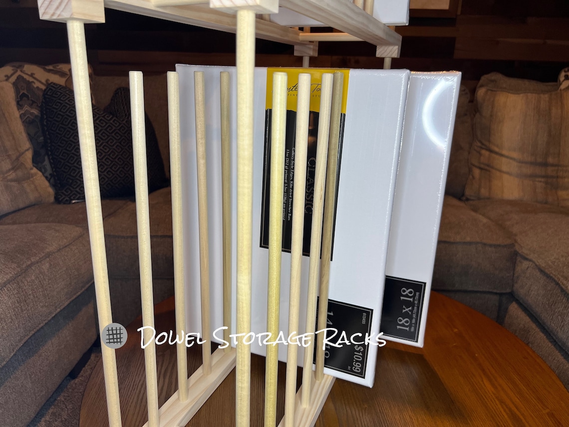 Small Two Tier Art Storage Rack - 24
