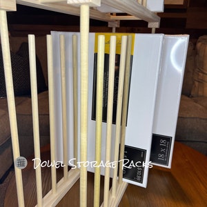 Small Two Tier Art Storage Rack - 24