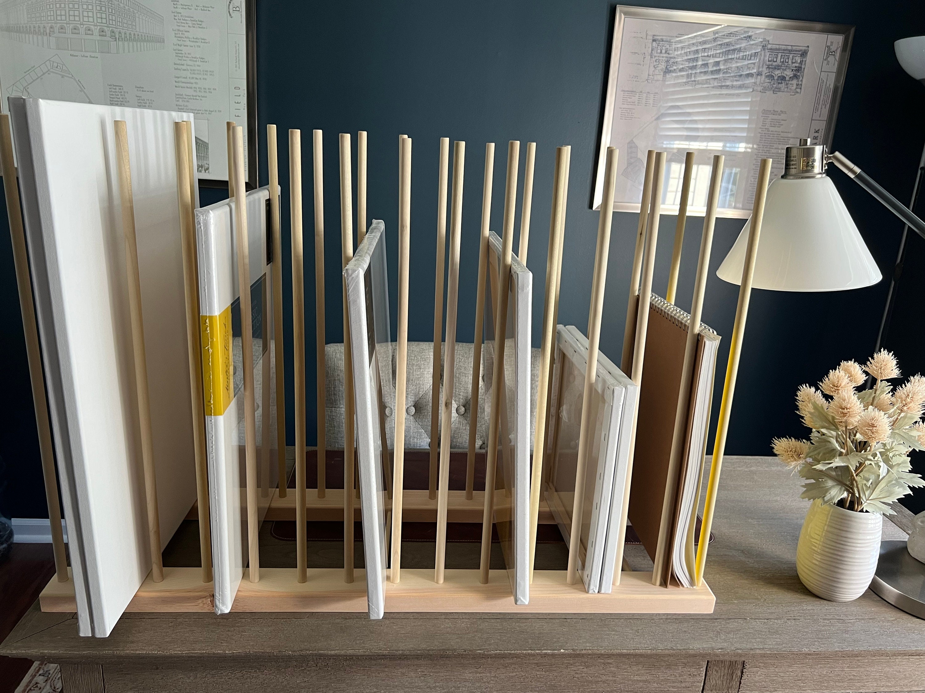 Art Storage Rack for Framed Art Picture Frame Canvas Etsy