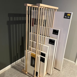 Enclosed Art Storage Rack / Art Storage Cart - 24” Long Version - New Sizes Added!!