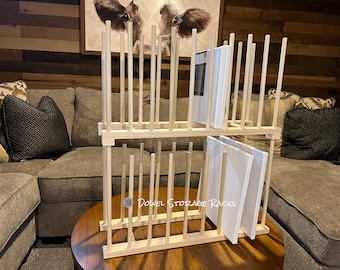 Small Two Tier Art Storage Rack - 24&quot; long x 8&quot; wide -