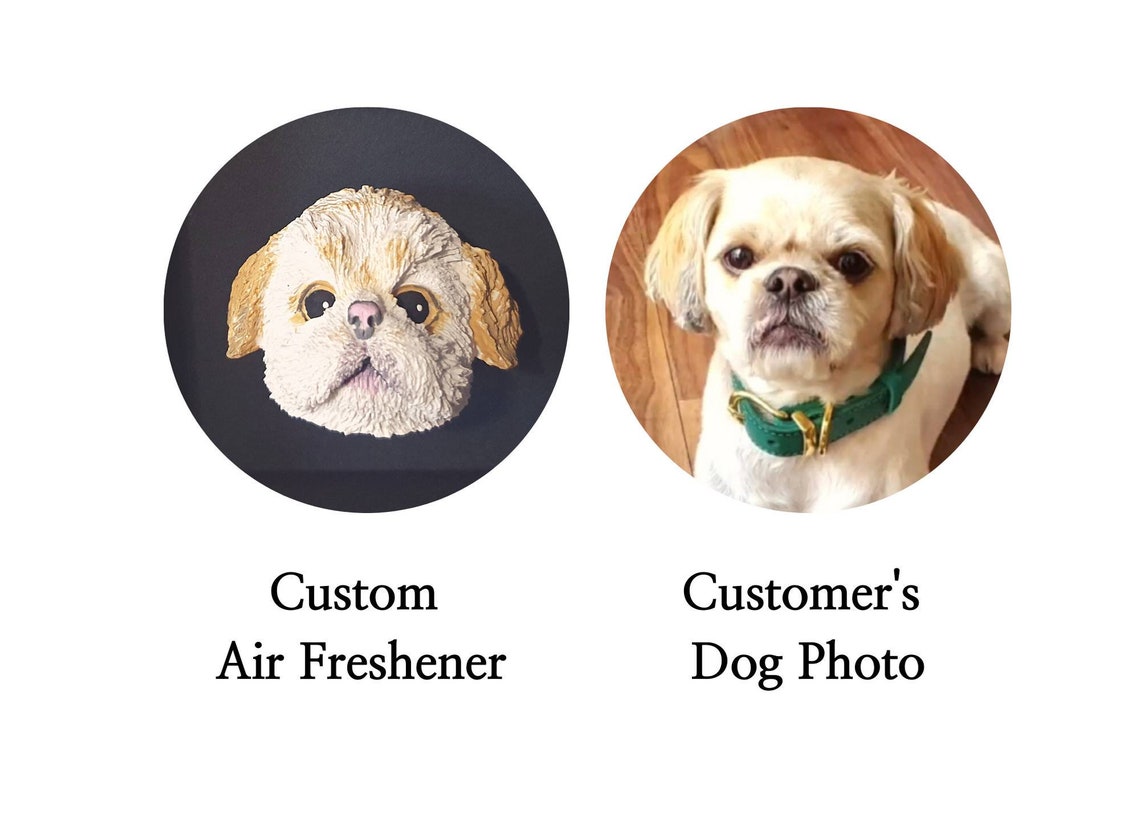 Custom Dog Car Air Freshener. Dogmaltese Poodle Retriever Etsy Canada
