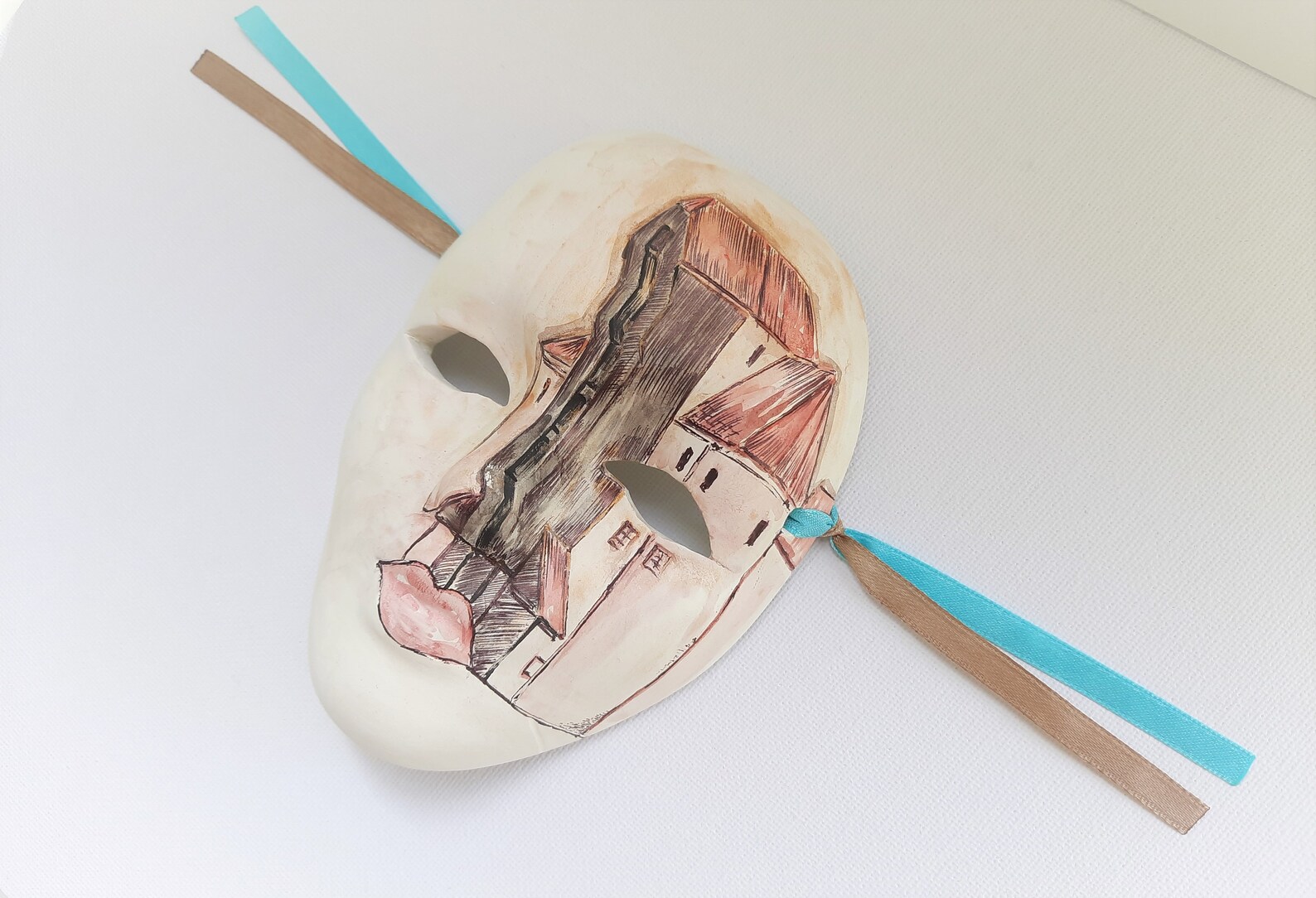 Unique Handmade Decorative Ceramic Wall Mask Unique Etsy