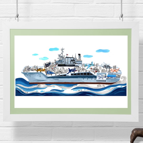 USS Midway Fine Art Print | San Diego California