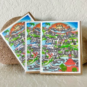 San Diego Greeting Cards, Made by San Diego Local Artist