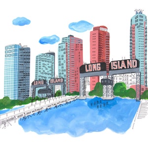 Long Island City, Queens, New York | Original Fine Art Print, Signed by Artist