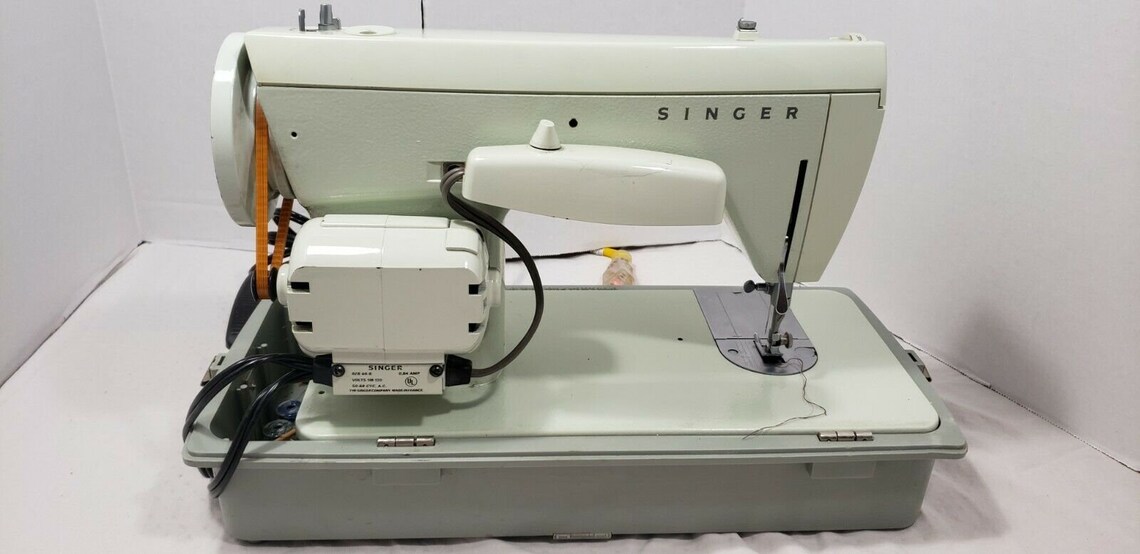 Vintage Singer Fashion Mate 257 Sewing Machine Made in Italy Etsy