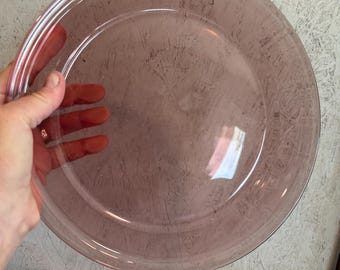 Lavender colored Pyrex pie plate