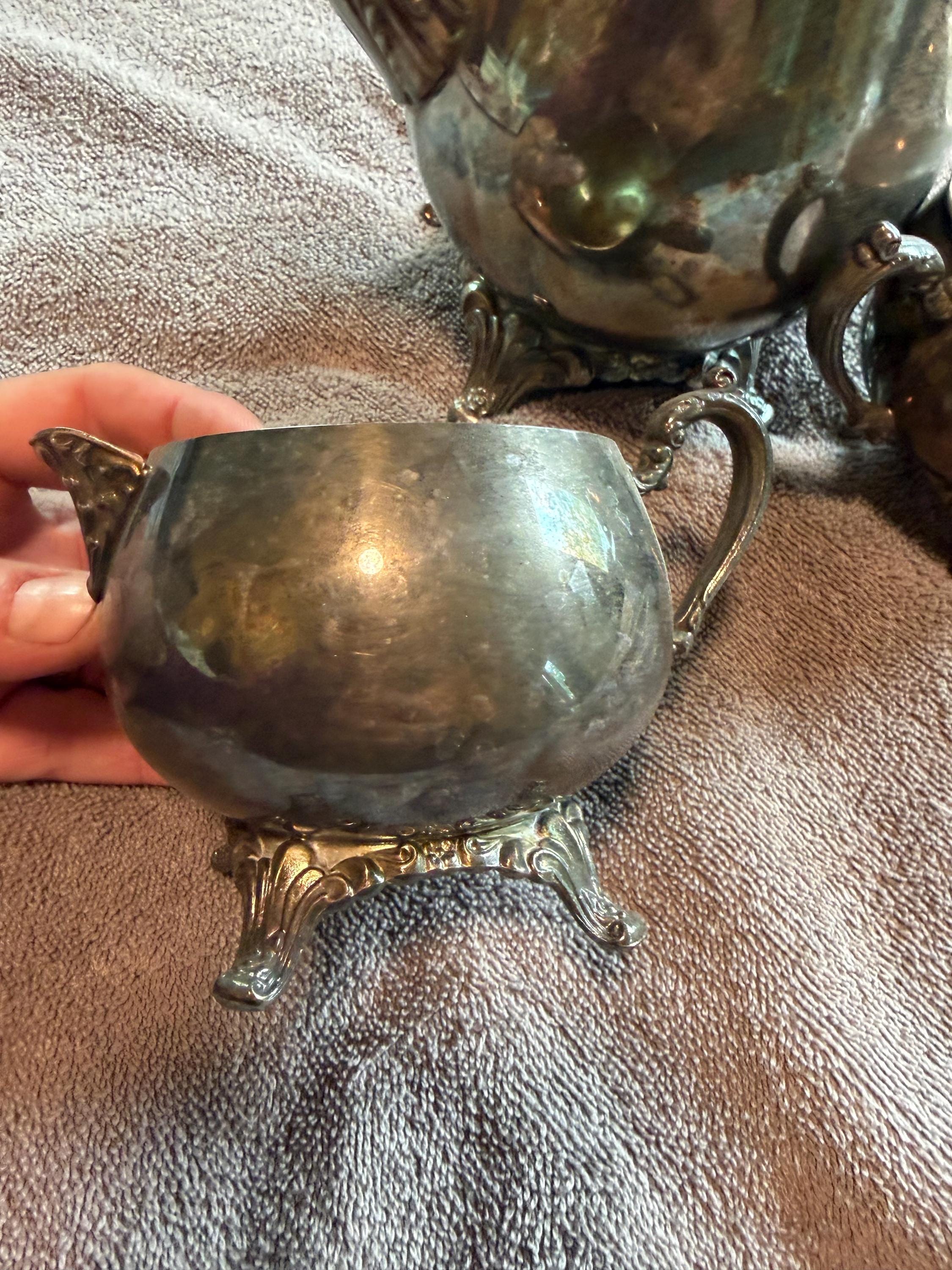 Antique Oneida Silver Plated Coffee Tea Set - Etsy