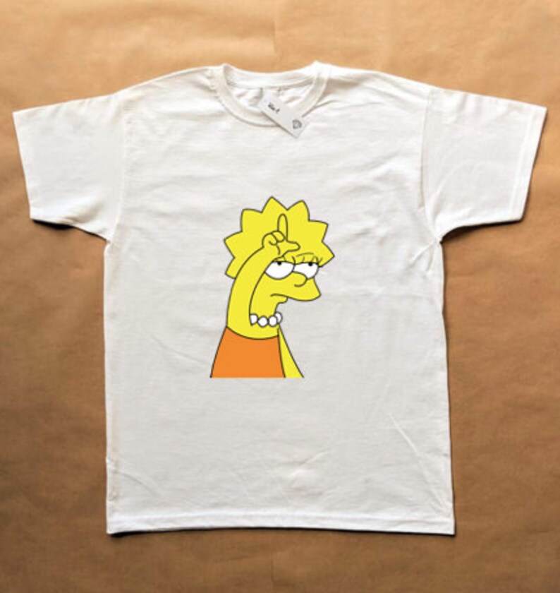 lisa simpson graphic tee