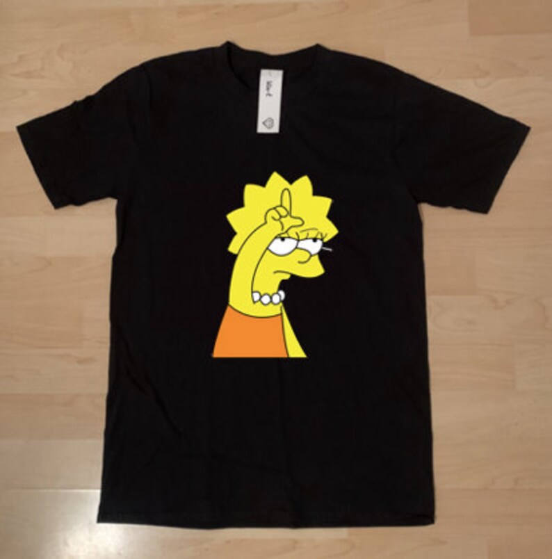 lisa simpson graphic tee