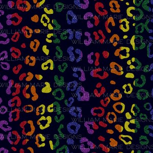 Cheetah Seamless, Cheetah Seamless File, Seamless Pattern , Rainbow Seamless, rainbow glitter digital paper, Glitter Seamless File
