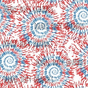 Red White and Blue Tie Dye Fabric, Forth of July Seamless File, Tie Dye Seamless Pattern, 4th of July Seamless Files, Red White and Blue