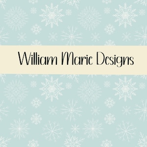 Blue Christmas seamless pattern, Winter Wonderland Digital, Snowman Seamless Pattern, Snowman Seamless, Snowflake Seamless Pattern