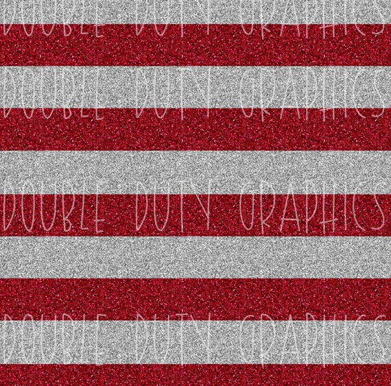 motor Plantation ejer July 4th Seamless Glitter Stripe Fabric Red Glitter Digital - Etsy
