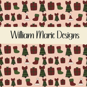 pink Christmas seamless pattern, Winter Wonderland Digital, Snowman Seamless Pattern, Snowman Seamless, Snowflake Seamless Pattern