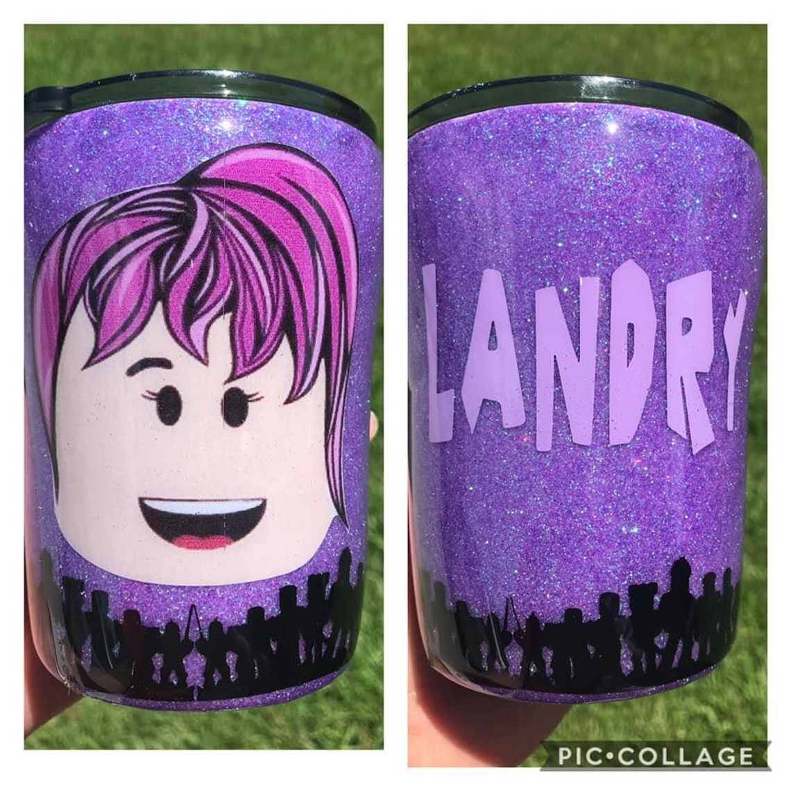 Glitter Roblox tumbler Etsy