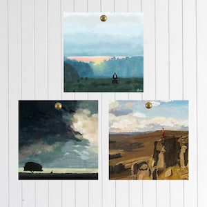 Three Digital Downloads, Set of 3, Pride and Prejudice Art, Darcy, Elizabeth Bennet, Jane Austen, Book, Movie Scene, Digital Artwork, Square