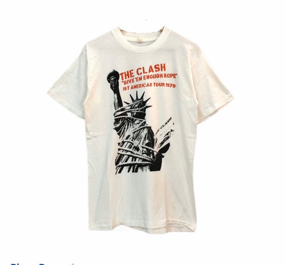 Vintage The Clash 1st American Tour 1979 T Shirt