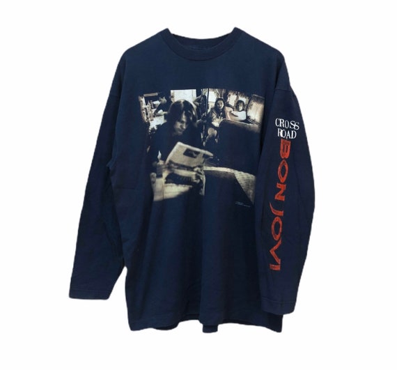 Vintage 90s Bon Jovi American Rock Band Longsleeve
