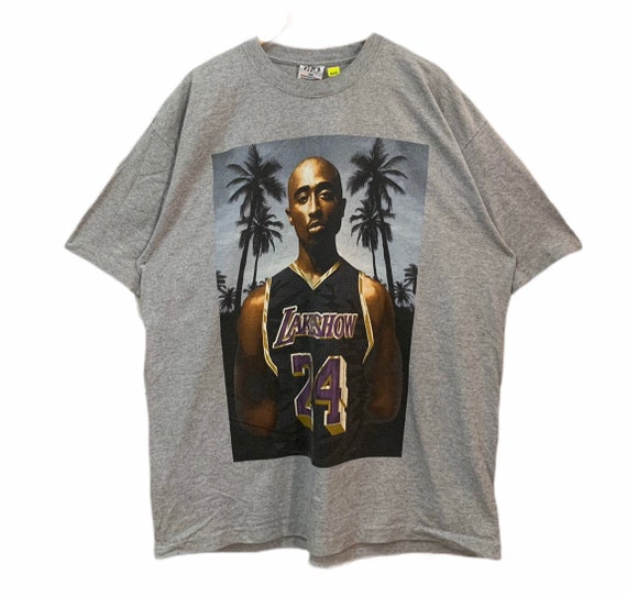 Vintage 00s Tupac Shakur Lakeshow T Shirt Lakers S