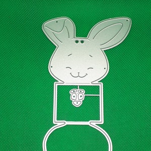 Pochoir de gaufrage lapin pochoir de poinçonnage 3D lapin pochoir de Pâques