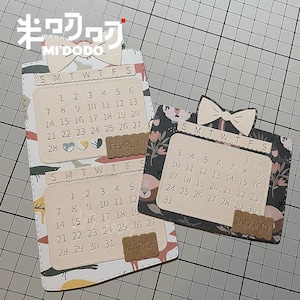 Stencil per goffratura, stencil per punzonatura del calendario, goffratura per giorno del mese