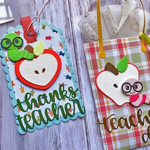 Gabarit de gaufrage, modèle de découpe de ver de pomme, sac à main