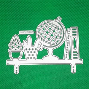 Embossing stencil globe shelf cutting stencil globe embossing punching