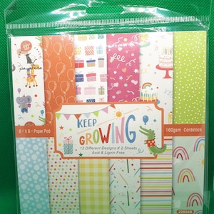 Bastelpapier Paper Pad 12 verschiedene Designs 160g Papier Set für Scrapbooking Kreative Karten Brief DIY