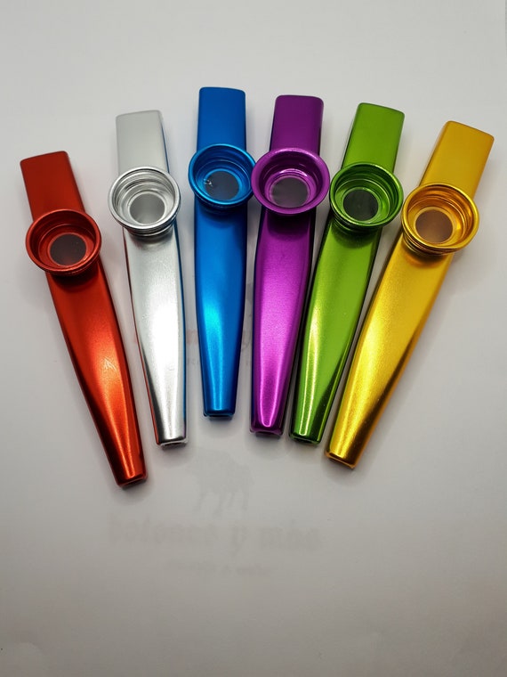 Kazoo Flute Metal Membrane Music Different Colors 