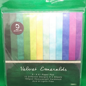 Bastelpapier Paper Pad 12 verschiedene Designs 160g Papier Set für Scrapbooking Kreative Karten Brief DIY